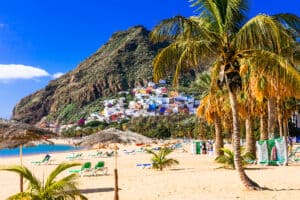 Strand in Teneriffa Las Teresitas (Santa Cruz)